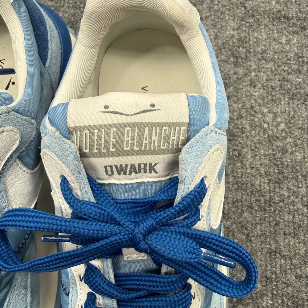 Voile Blanche Qwark Hype Blue Suede Nylon Chunky Platform Sneaker Womens Size 38 - Picture 7 of 9